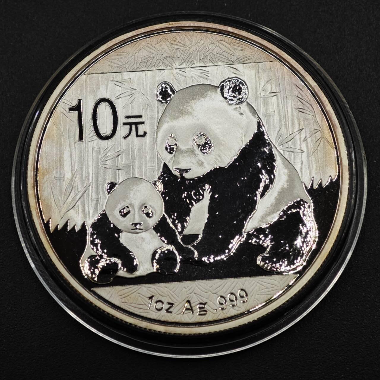 【淘币小摊】实时拍第八百二十二拍   银币套币场   满百包邮可预留二周 每周一统一发货   2012年熊猫1盎司银币银价412