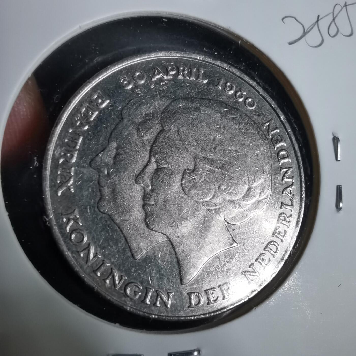 沼泽如烟--第925场 荷兰1980年2.5盾纪念币