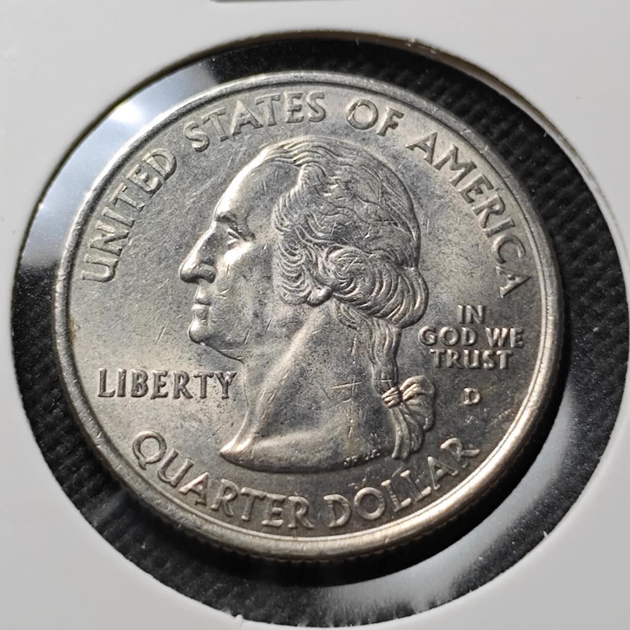 KK钱币收藏小铺 第376期  2月预留时间 周末发货  美国25分纪念币