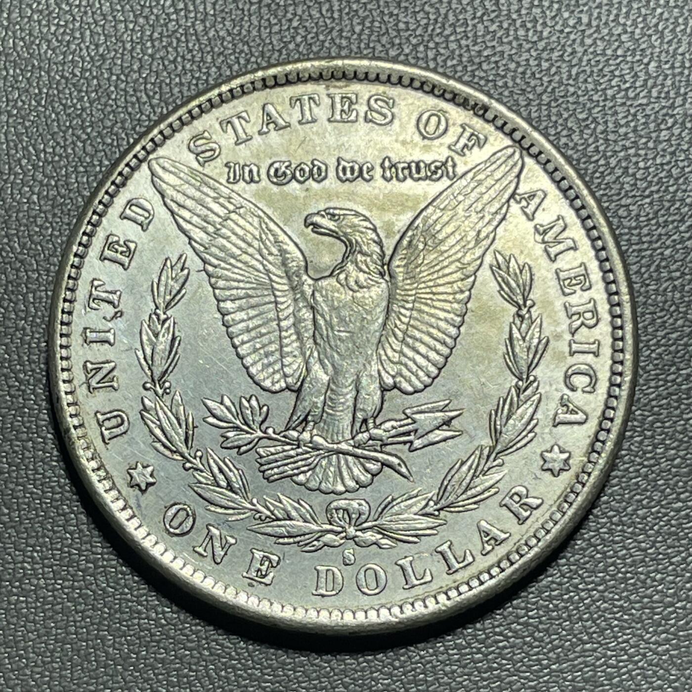 回流1208 工艺品 美国1895年摩根一元 币王