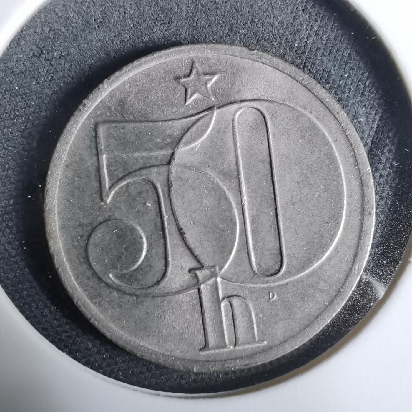 沼泽如烟--第925场 捷克斯洛伐克1982年50赫勒