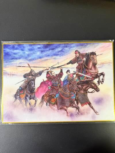 NO.17 好又多金牌大场，新店点关注不迷路！每周一站式配齐，方便凑单！（周6晚8点截拍，卖家送拍0抽成！） 山河潮玩 侠哥 三英战吕布 A4色纸大卡