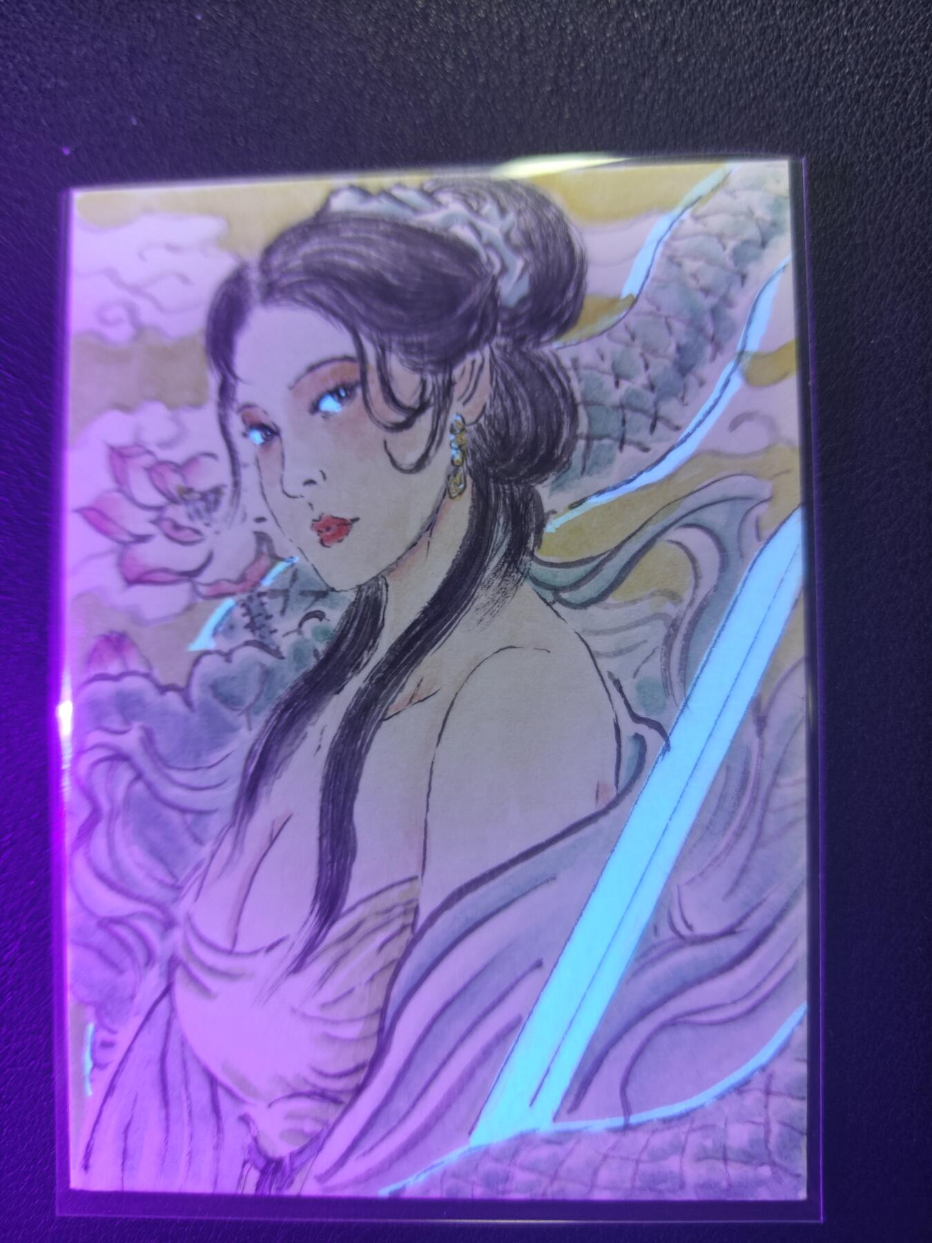 天玑星卡拍第148期《12.11周四截拍》持续收拍收评中 满赠卡需备注 【手绘卡】张先军 白素贞 小青 卡背题字