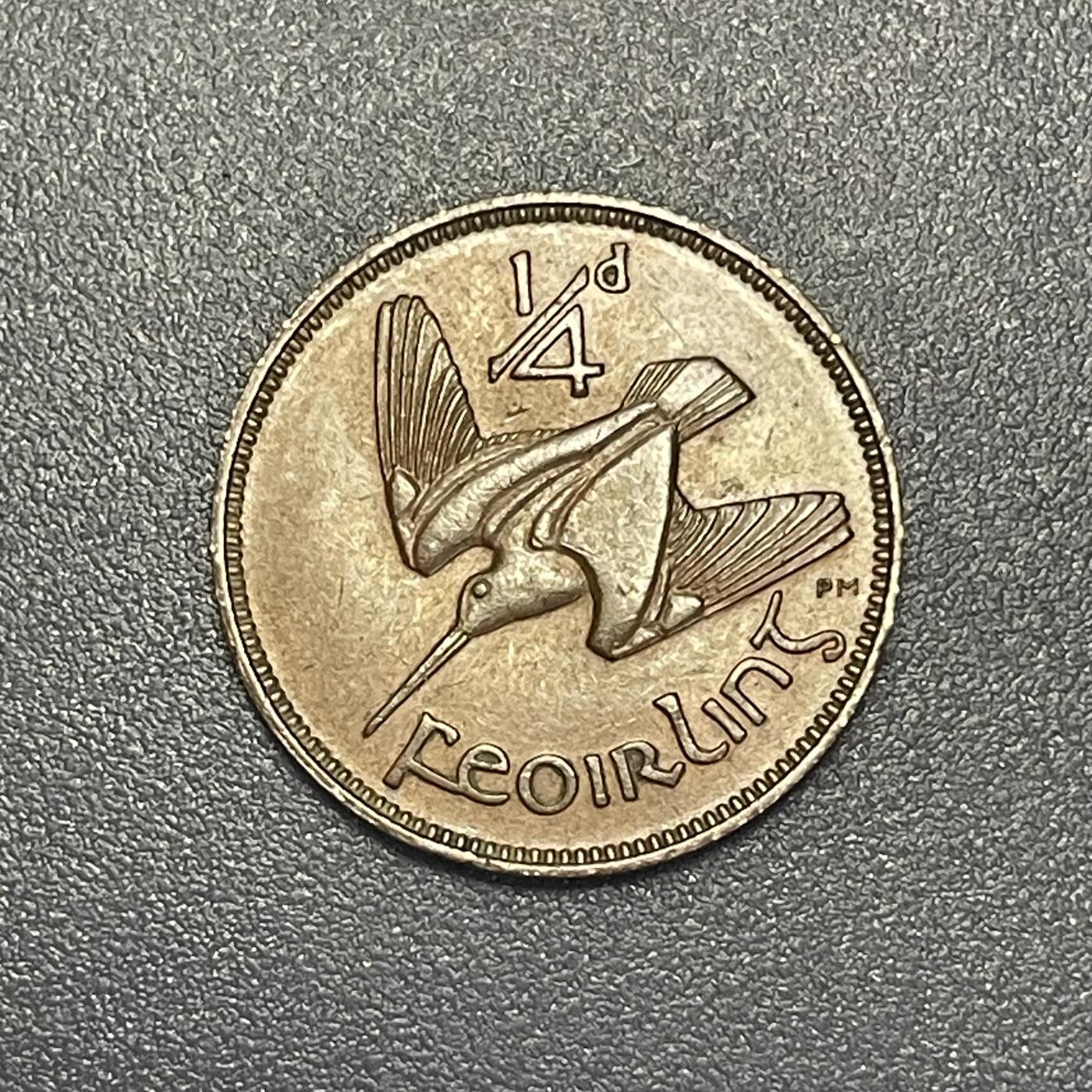 回流1215 爱尔兰1959年1/4便士 丘鹬