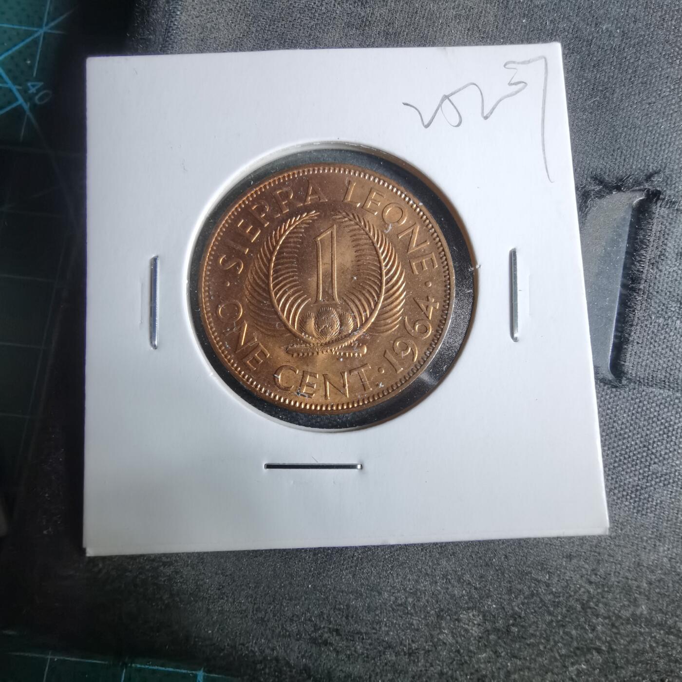 沼泽如烟--第925场 塞拉利昂1964年一分