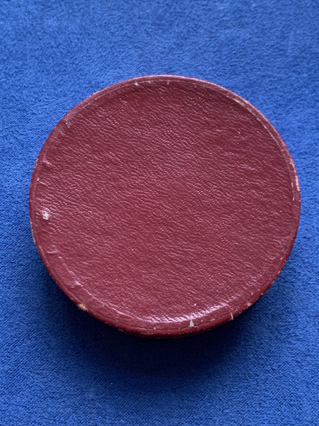 《竞宝斋》第446场 周日，周一，2场连拍 （全场包邮） 法国 蒙托邦 安格尔与布德尔城市纪念奖章 105.4克 58mm 1985 丰饶角铜标 带盒