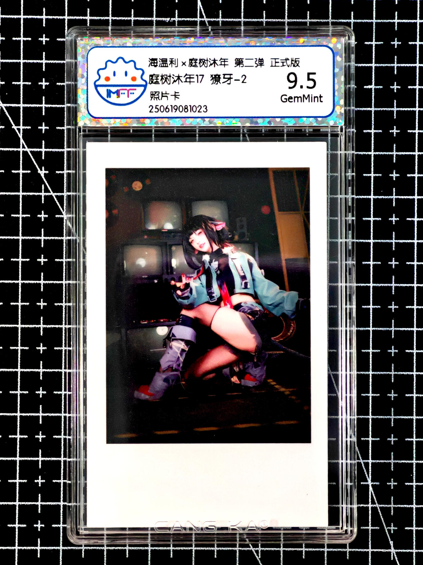 琦卡当当铺≯第24期★★各种小漏~支持寄存★★~【9点40结束】扫码加群抽[包邮券]~周二结束 海温利-庭树沐年-庭树沐年17獠牙-2-照片卡-评级卡9.5-1张（1023）
