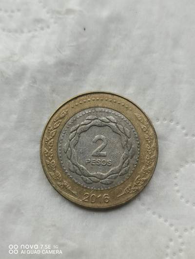 外国硬币 - 阿根廷太阳娃娃2比索