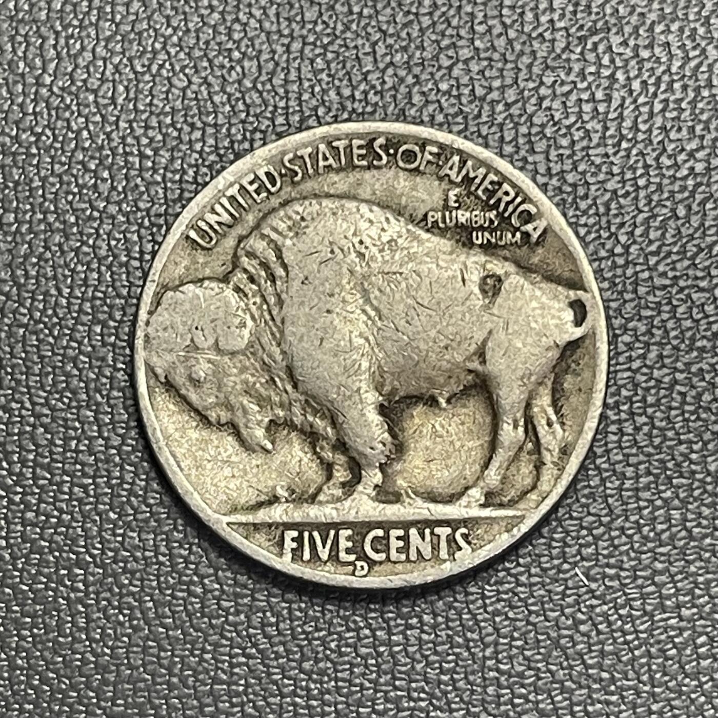 回流1208 美国1936年印第安人头像/野牛5美分 也被称为“水牛镍币”