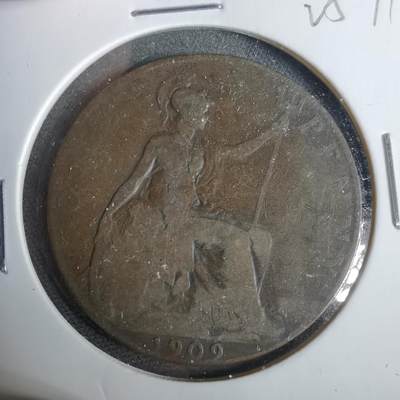 沼泽如烟--第925场 - 英国1909年1便士