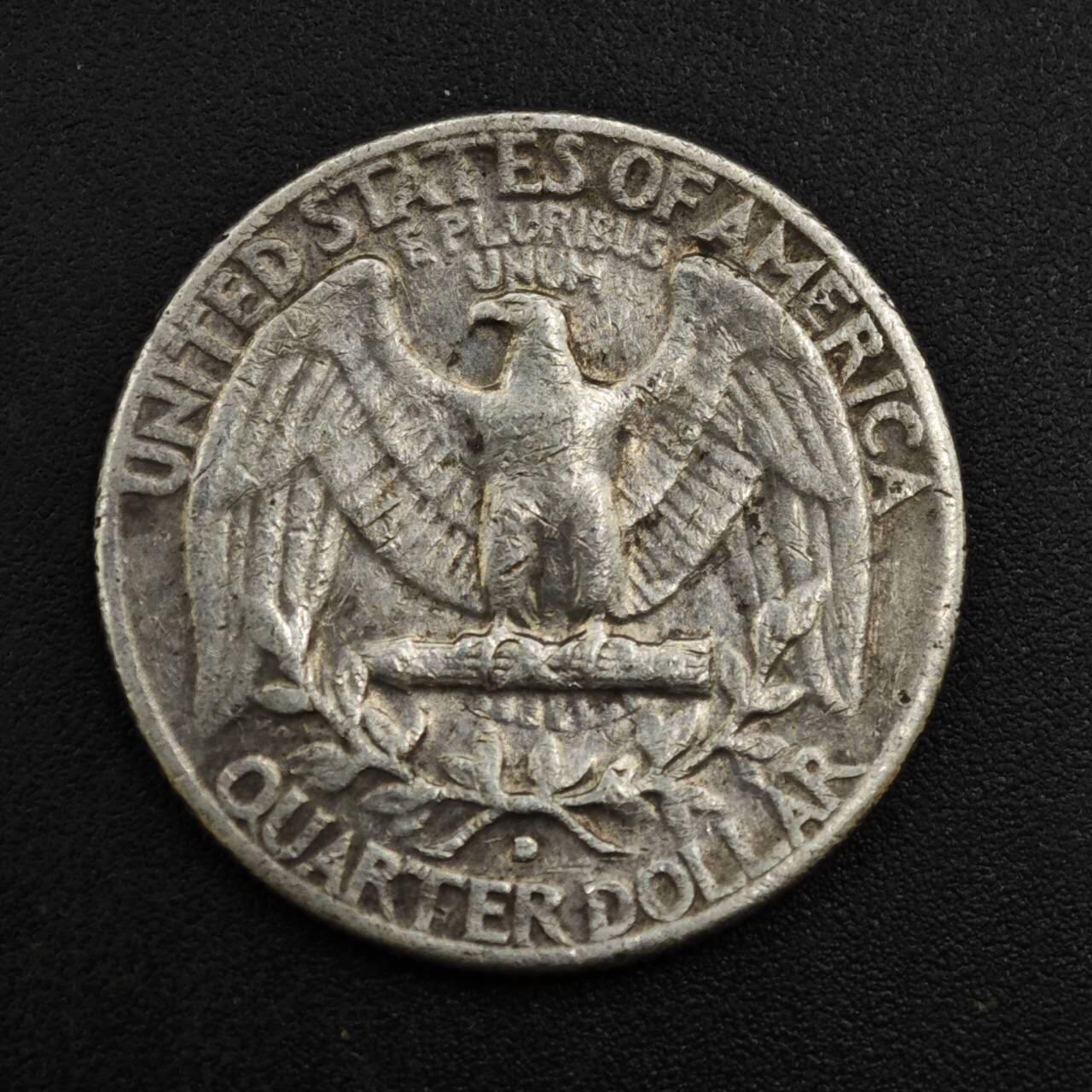 【淘币小摊】实时拍第八百二十二拍   银币套币场   满百包邮可预留二周 每周一统一发货   美国1964年25分银币