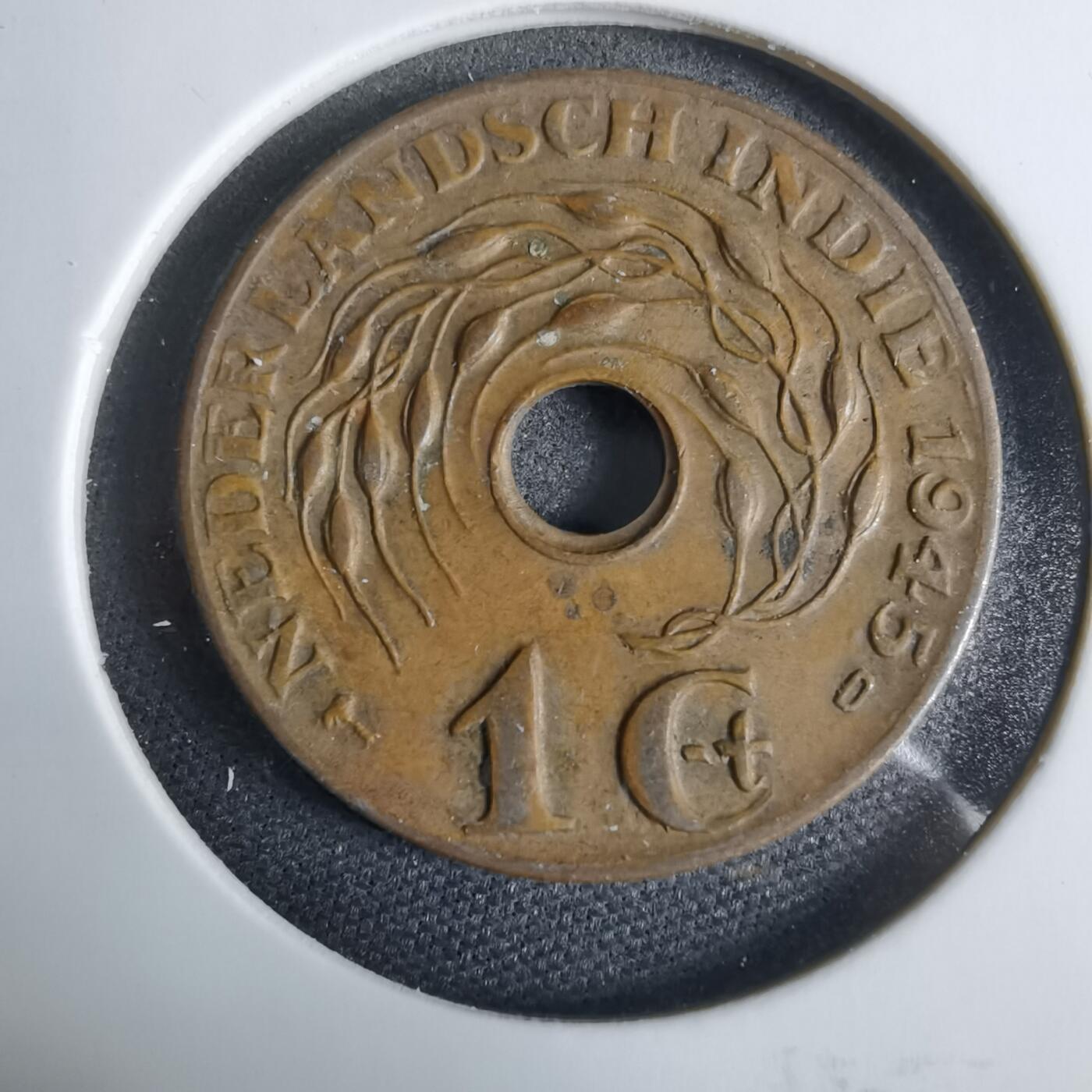 沼泽如烟--第925场 荷属东印度1945年一分