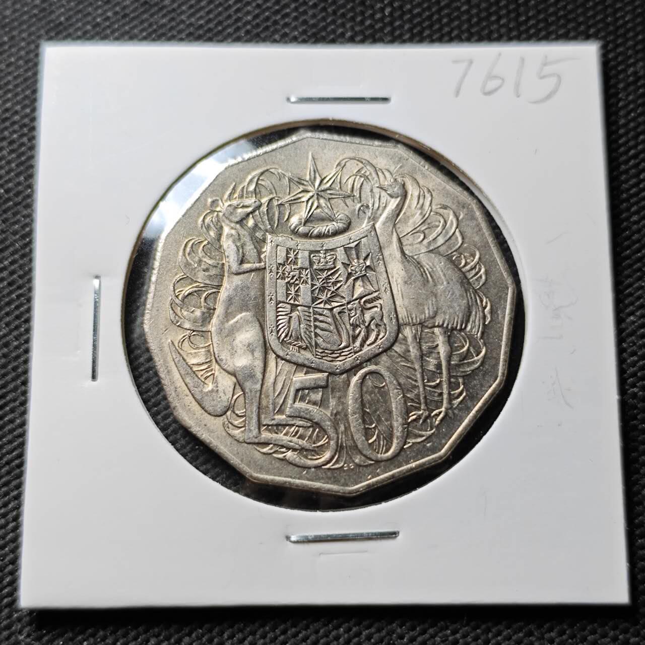 KK钱币收藏小铺 第376期  2月预留时间 周末发货  澳大利亚50便士 好品