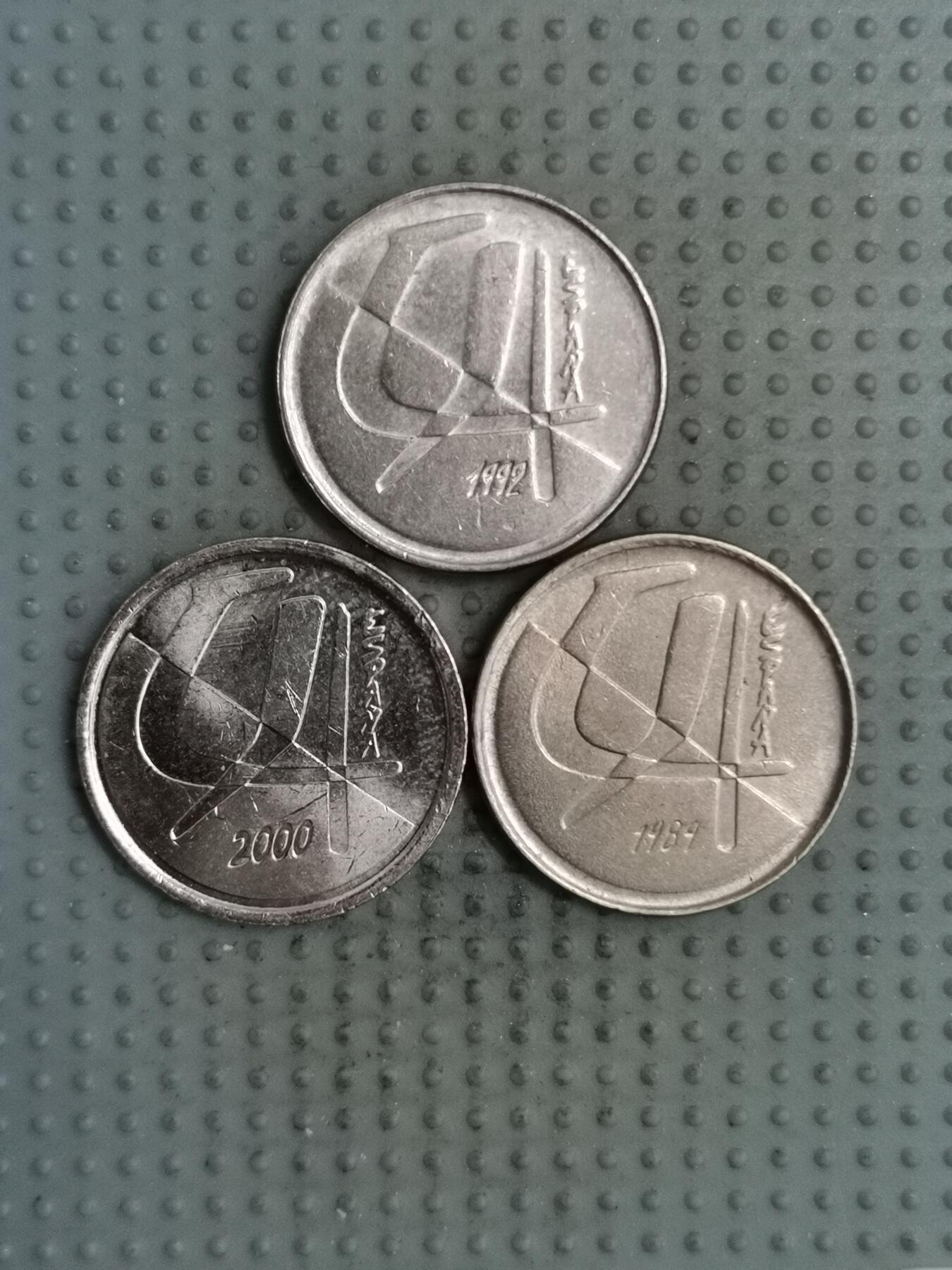 2025年第134场各国散币拍卖（总第134场） 西班牙5比塞塔3枚