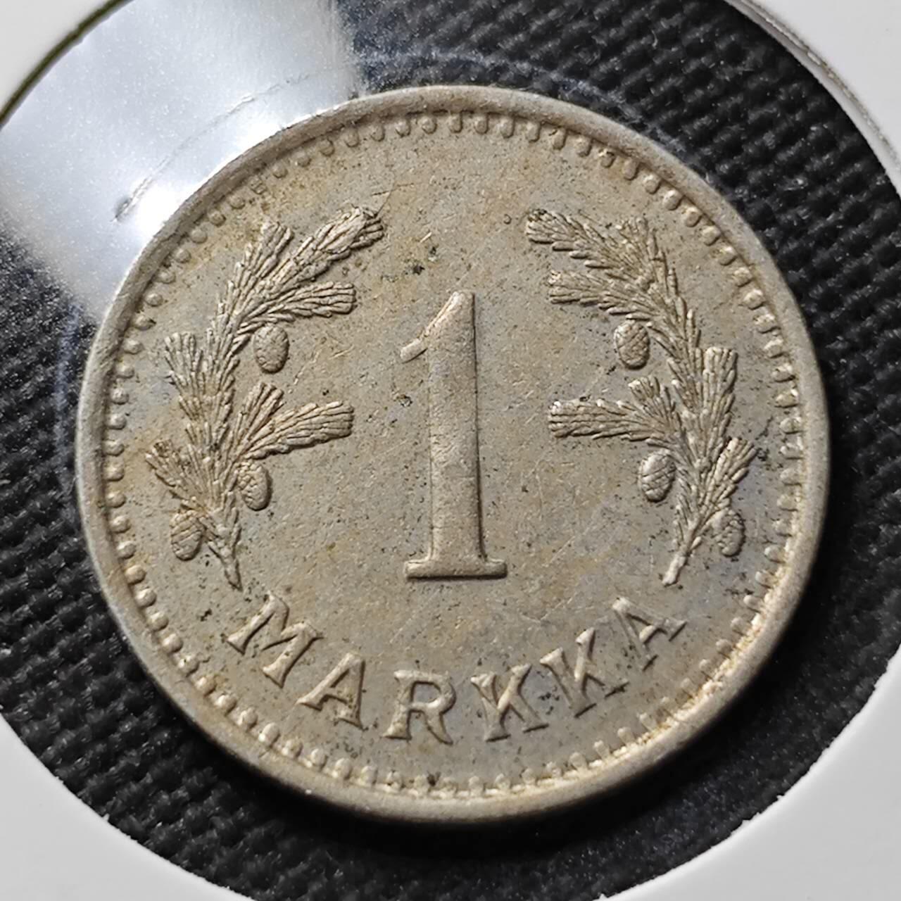 KK钱币收藏小铺 第376期  2月预留时间 周末发货  1940芬兰1马克