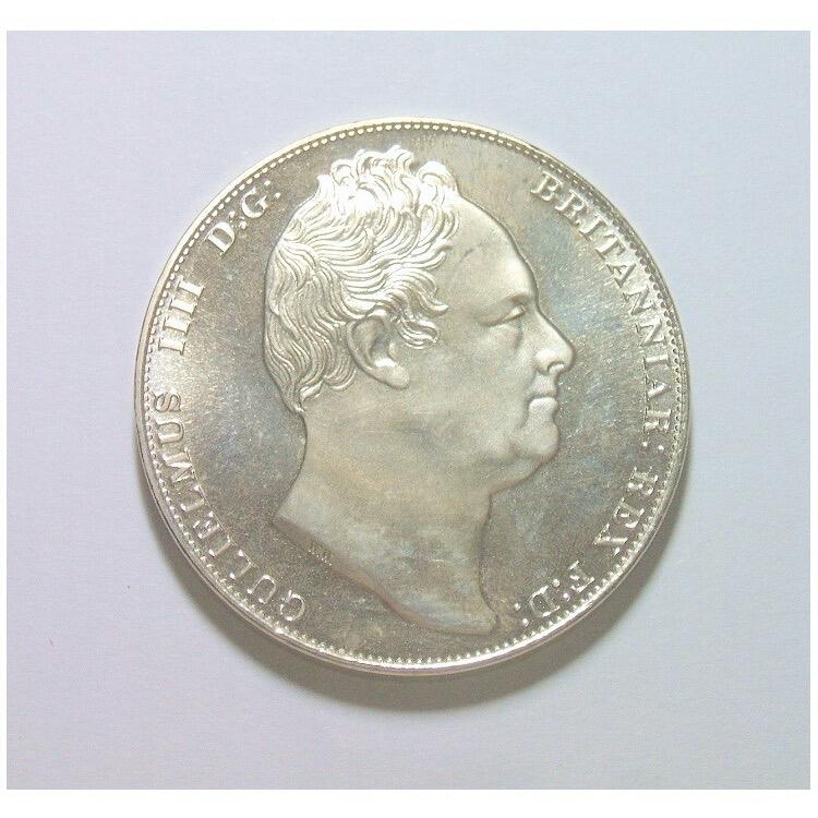 【样币】英国乔治四世+屠龙马剑 高浮雕精制1克朗镀银样币 发行量1500枚