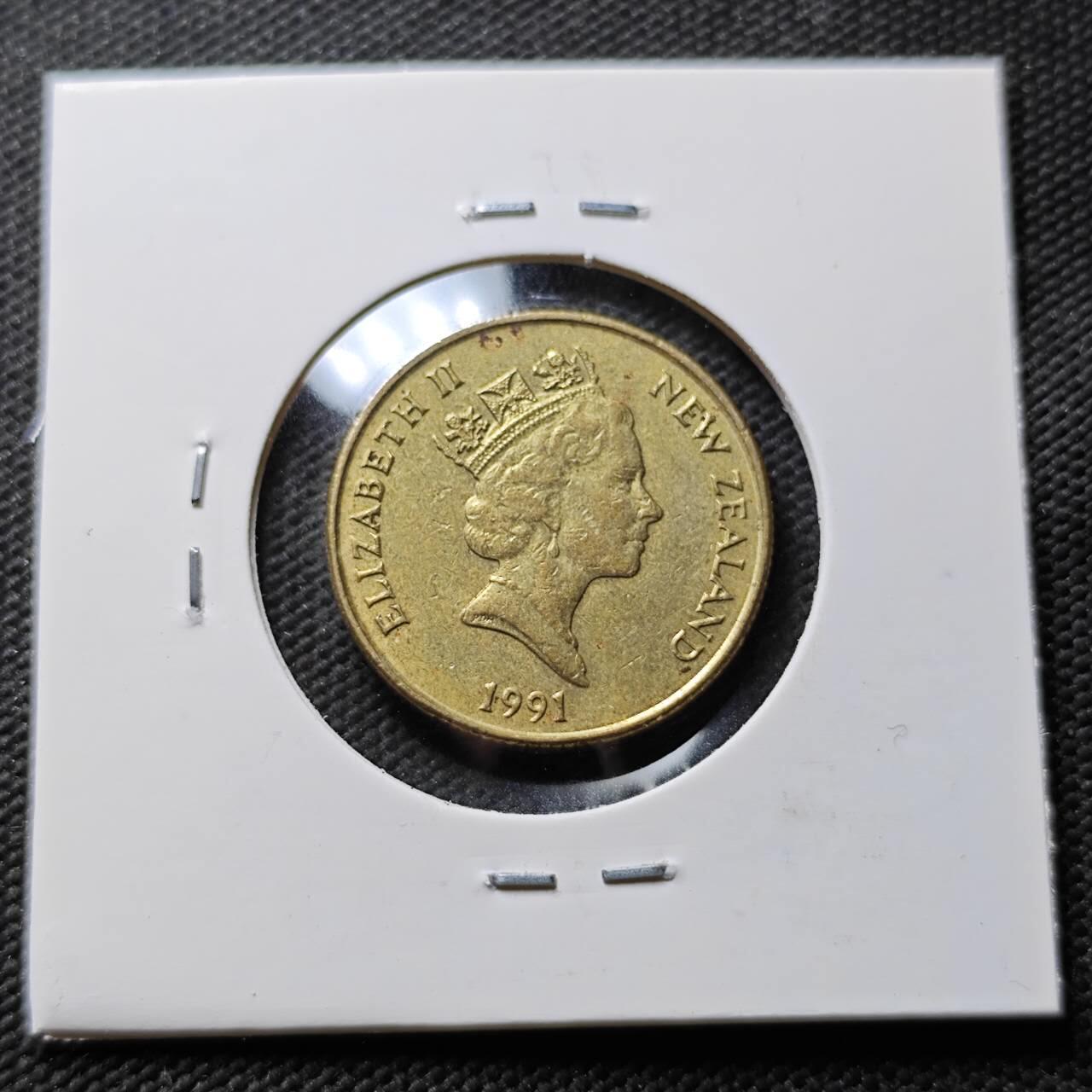 KK钱币收藏小铺 第376期  2月预留时间 周末发货  新西兰1元