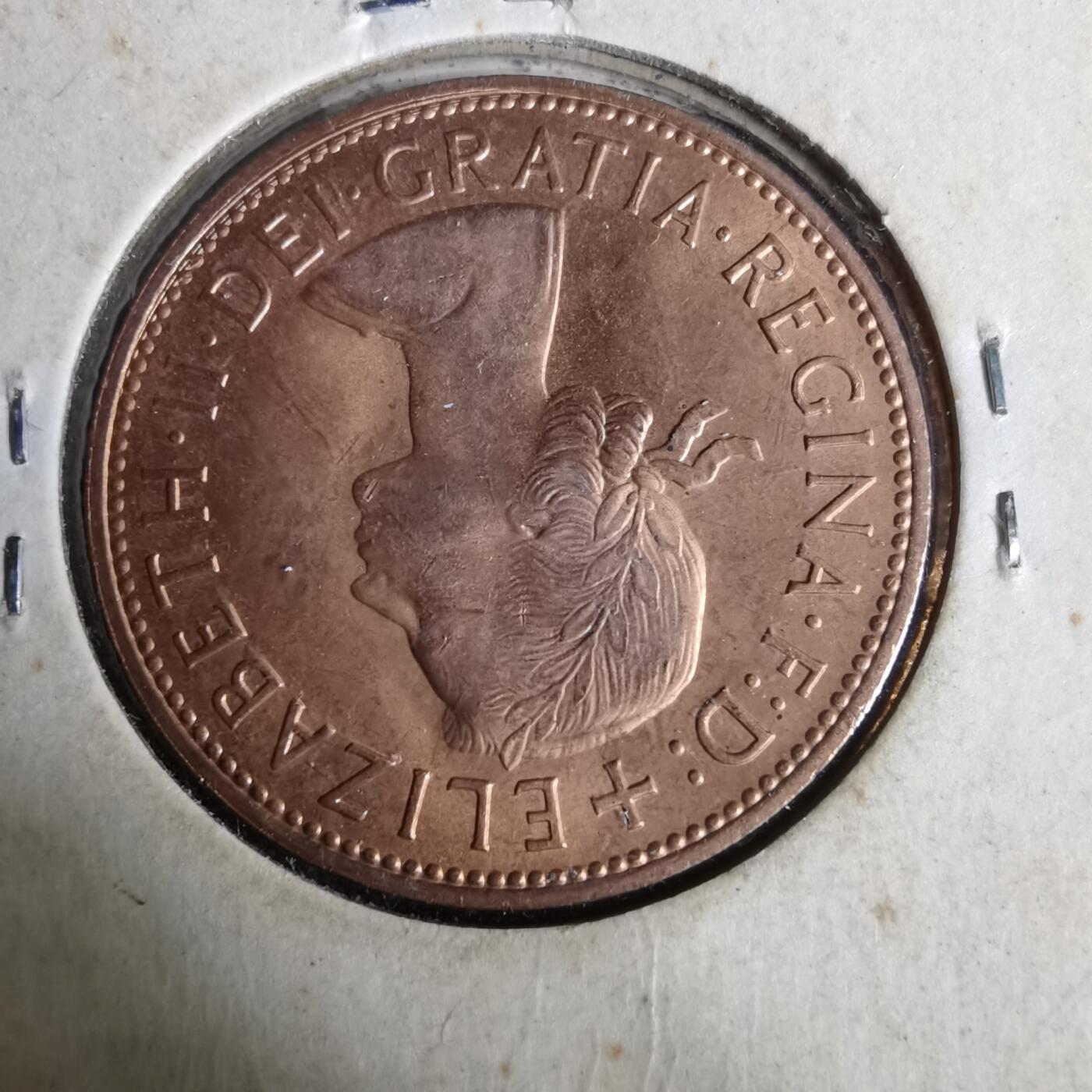 沼泽如烟--第925场 英国1967年1便士