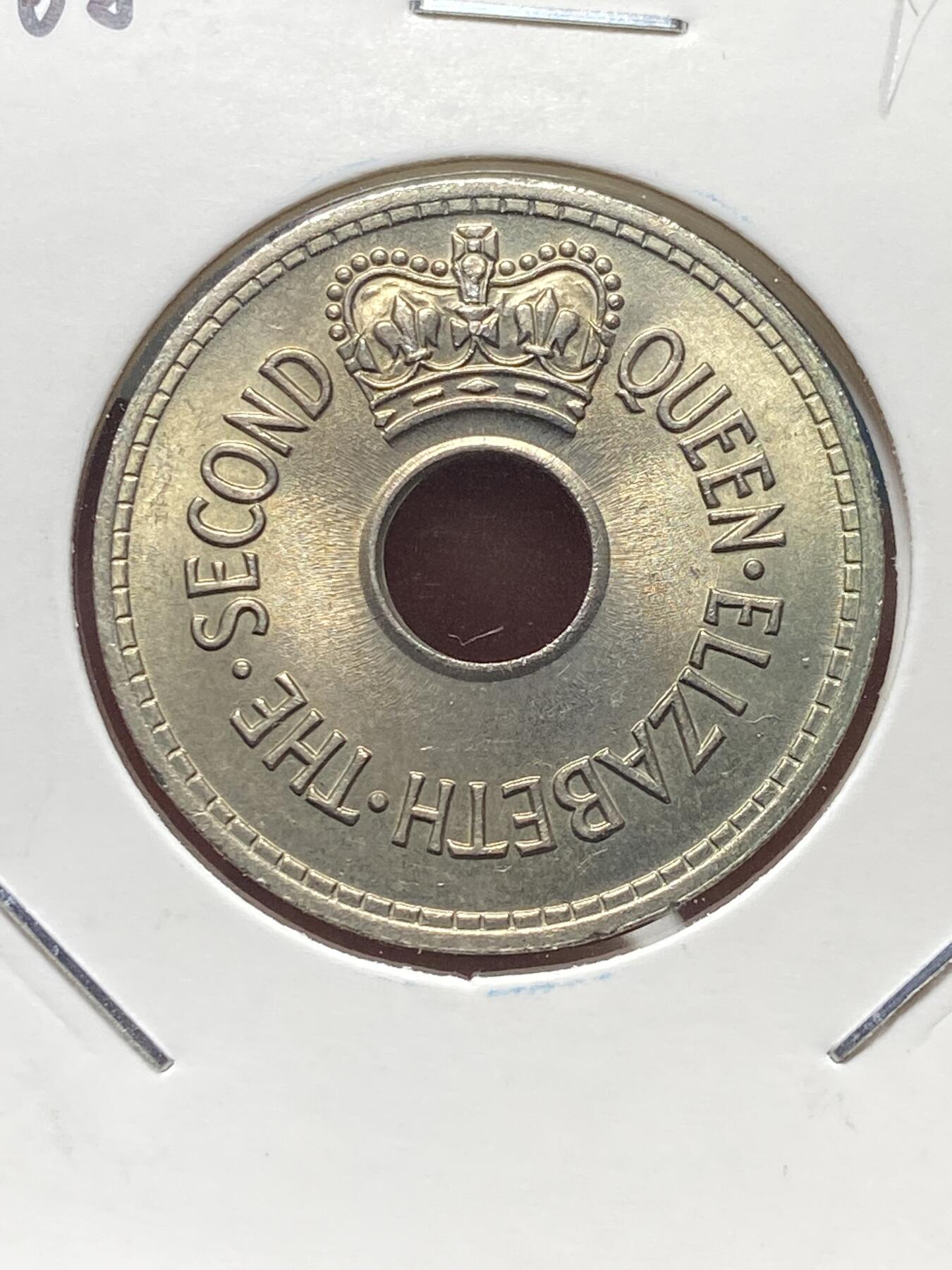 2025年第一百三十四场(总第一百六十场）外国好品纸夹散币场(免佣金) 原光全新–斐济🇫🇯1968年1便士(伊丽莎白二世第一版，关门年)