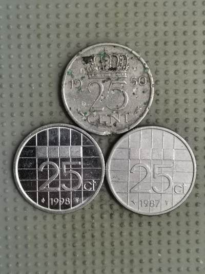 2025年第134场各国散币拍卖（总第134场） - 荷兰25分3枚