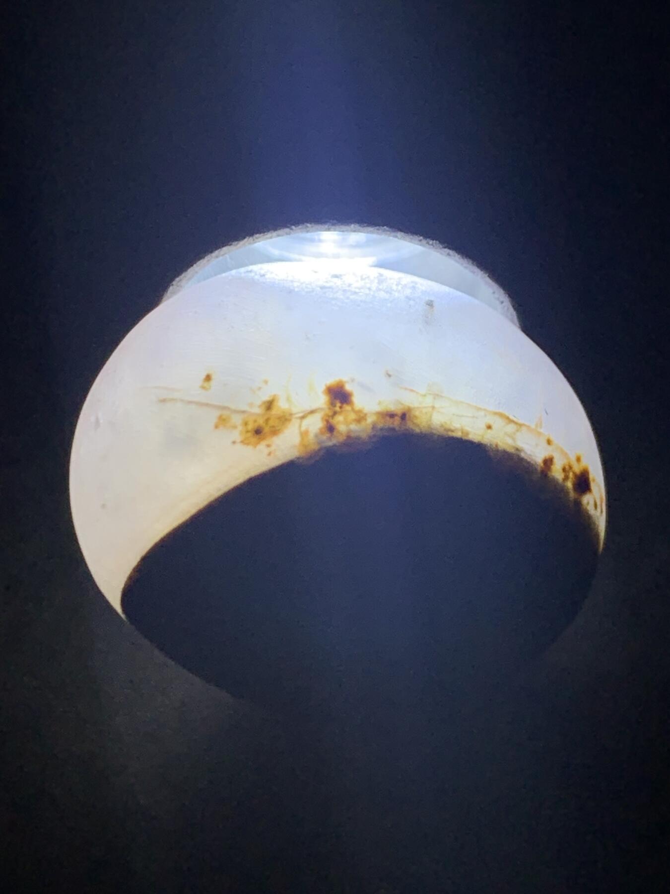 精美冰飘战国红玛瑙原皮天眼原石一个