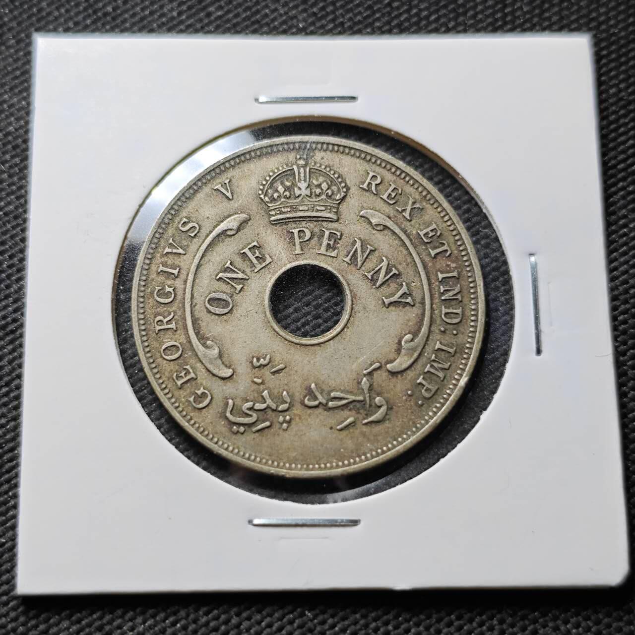 KK钱币收藏小铺 第376期  2月预留时间 周末发货  1936英属西非1便士镍币