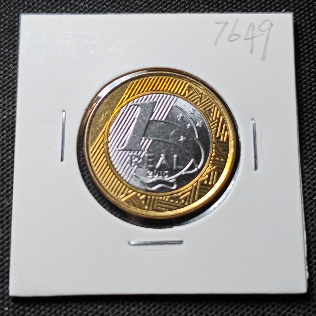 KK钱币收藏小铺 第376期  2月预留时间 周末发货  巴西1瑞尔双色币纪念币