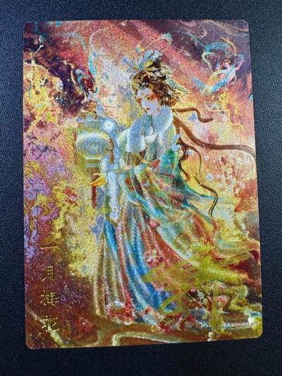 NO.17 好又多金牌大场，新店点关注不迷路！每周一站式配齐，方便凑单！（周6晚8点截拍，卖家送拍0抽成！） - 【30/50编亲签】山河潮玩 雪舟亲签 一月梅花 粗闪