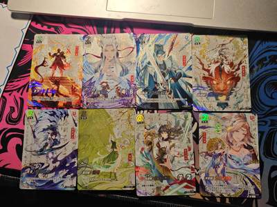 卡牌实验室开始第六次实验 - 【打包】卡游三国一决第三弹 UR×8