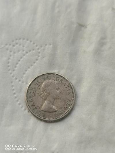 外国银币 - 60年加拿大帆船10分