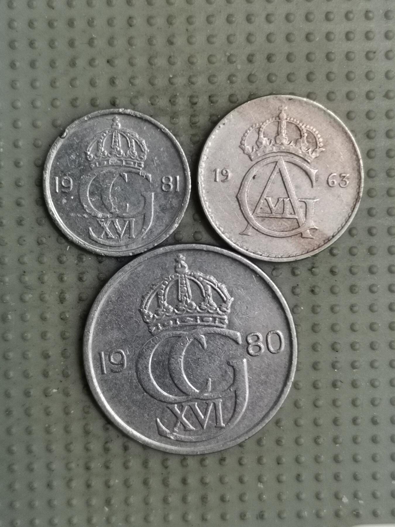 2025年第134场各国散币拍卖（总第134场） 瑞典3枚