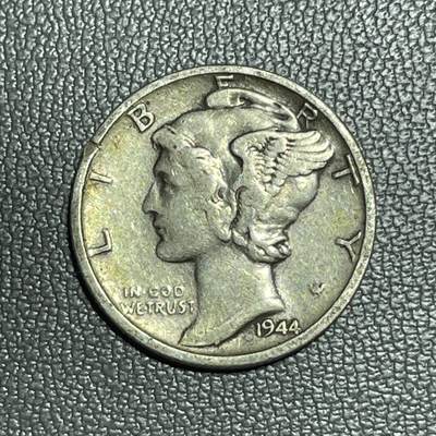 回流1208 - 美国1944年墨丘利10美分银币（Mercury Dime）