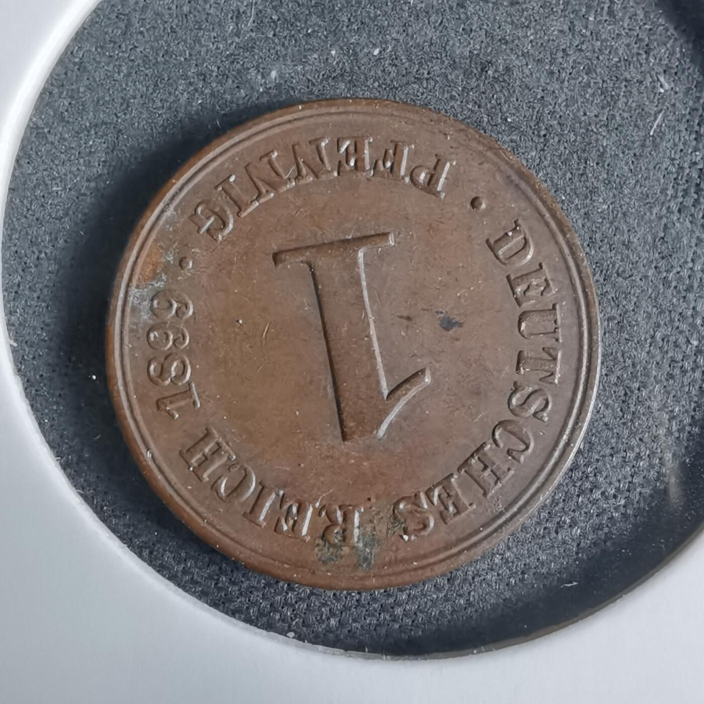 沼泽如烟--第925场 德国1899年1芬尼