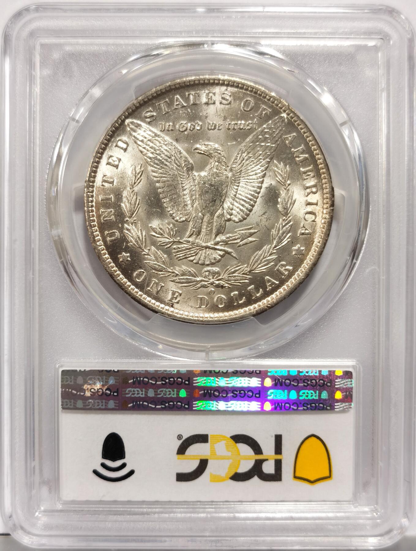 博洋堂藏家专场系列之美国钱币白金之夜专场②暨第152期（全场包邮）  PCGS MS64 美国1890 O 摩根 底板细腻 转光强烈 麦稀奇所见最高分 不可多的的藏品 PCGS指导价为2301RMB