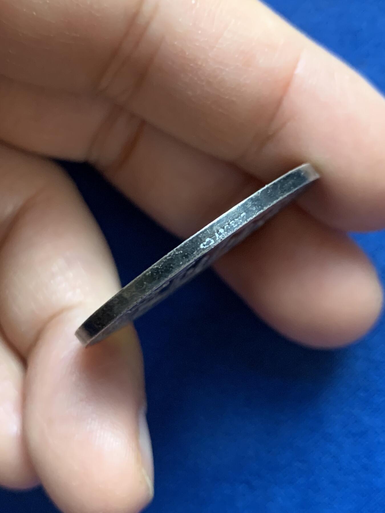 《竞宝斋》第446场 周日，周一，2场连拍 （全场包邮） 法国塔尔纳-加龙省科学、文学与艺术学会纪念银章 丰饶角银标 15.65克 33.7mm 