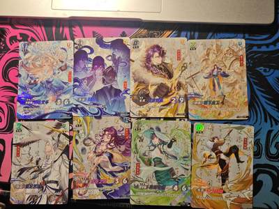 卡牌实验室开始第六次实验 - 【打包】卡游三国一决第三弹 UR×8