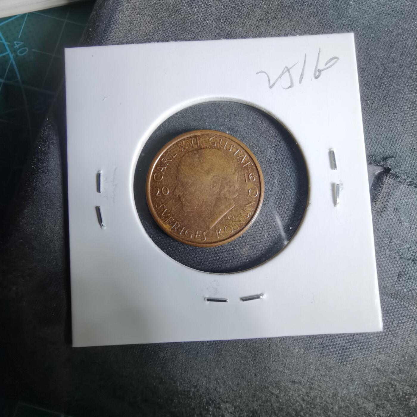 沼泽如烟--第925场 瑞典2016年1克朗