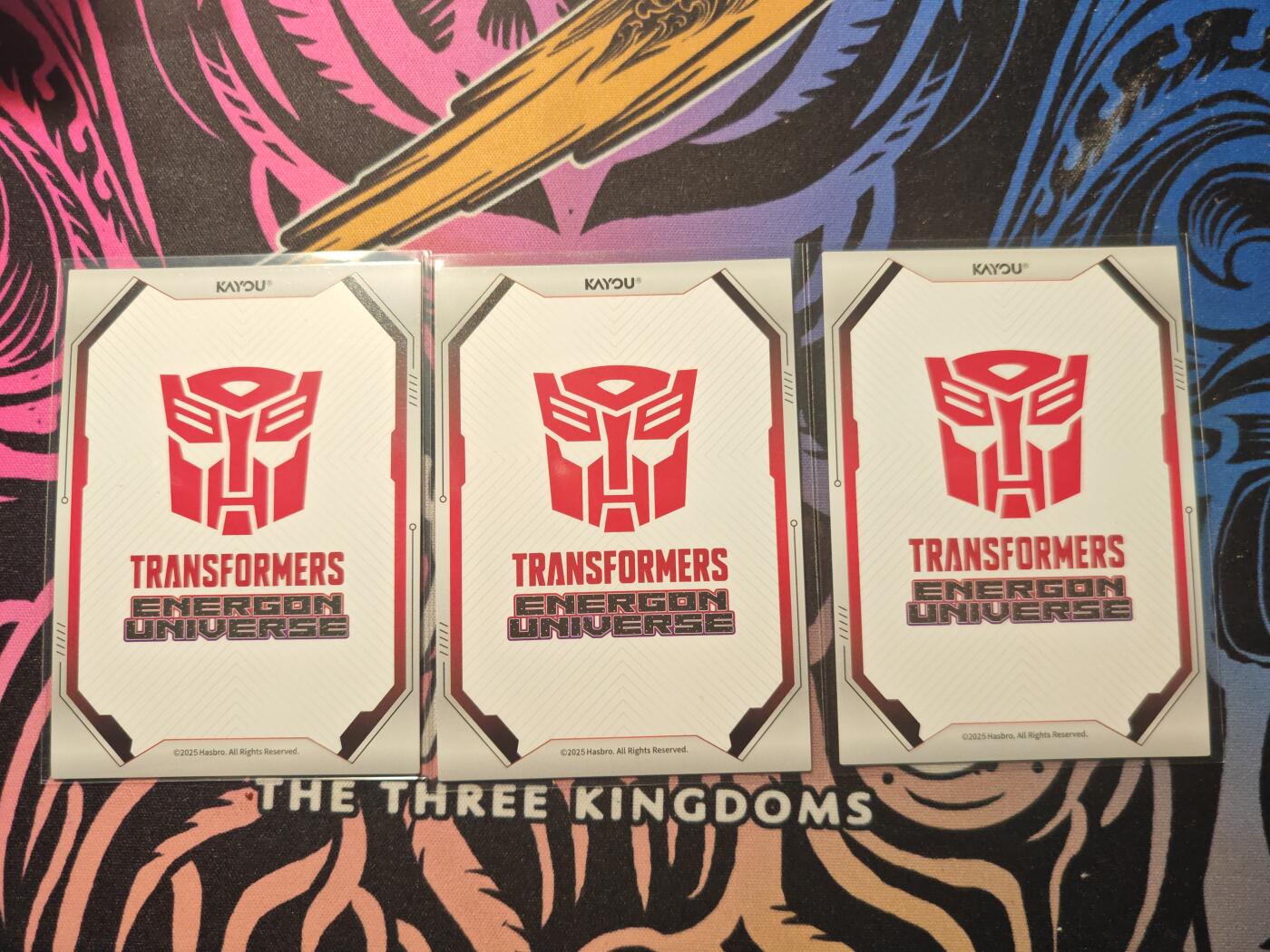 卡牌实验室开始第六次实验 【线下独占】卡游变形金刚 OR-001×3