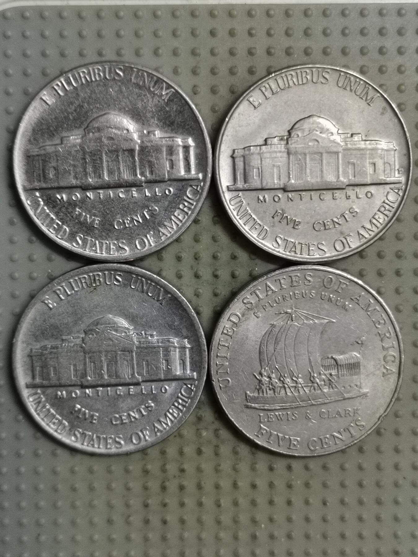 2025年第135场各国散币拍卖（总第135场） 美国5美分4枚