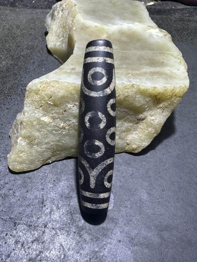 仅此一颗，藏传十八眼随形天珠一颗， - 仅此一颗，藏传十八眼随形天珠一颗，