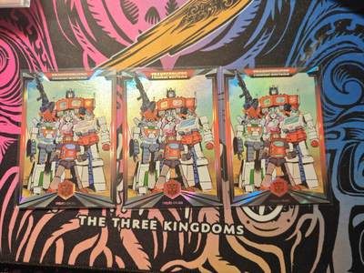 卡牌实验室开始第六次实验 - 【线下独占】卡游变形金刚 OR-001×3