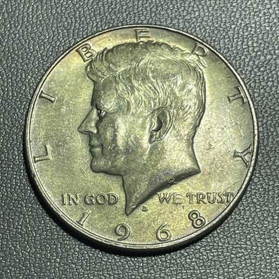 回流1208 - 美国1968年半圆银币 肯尼迪