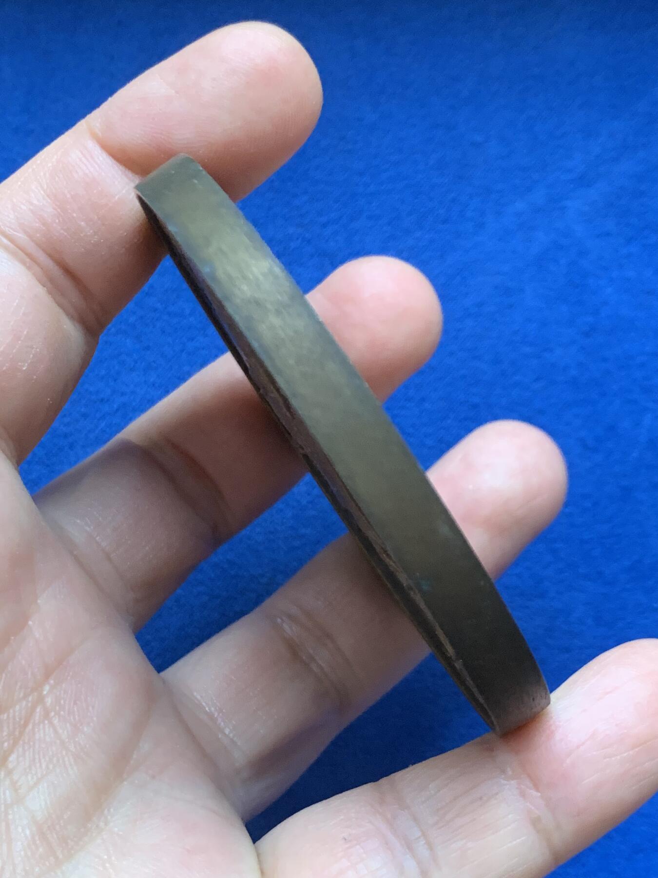 《竞宝斋》第446场 周日，周一，2场连拍 （全场包邮） 法国总工会和工人力量协作纪念章 102.8克 69mm