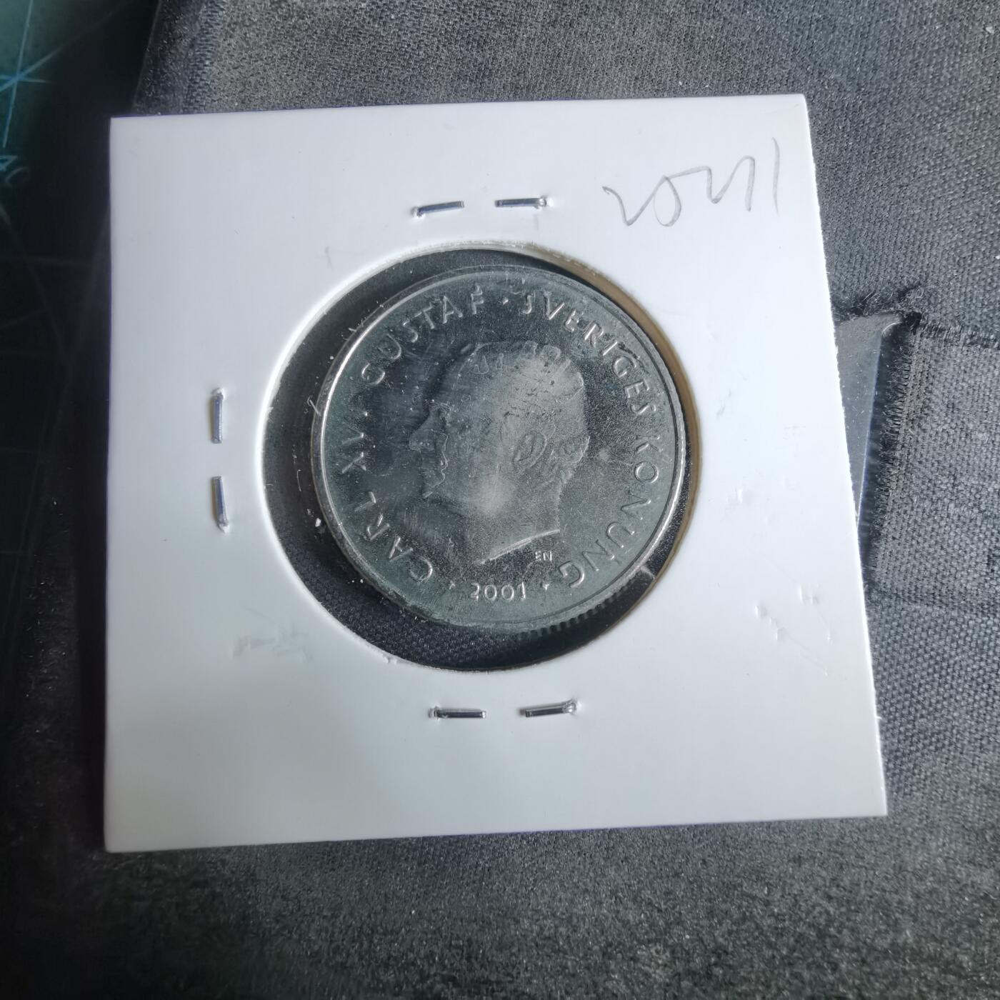 沼泽如烟--第925场 瑞典2001年1克朗