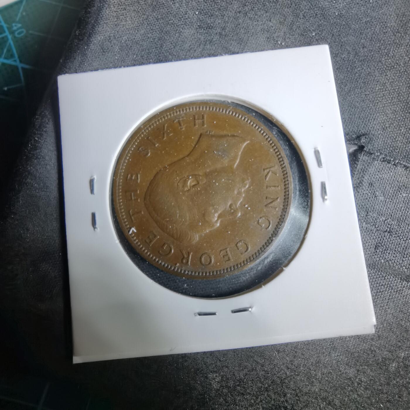 沼泽如烟--第925场 新西兰1952年一便士