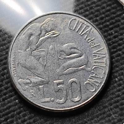 KK钱币收藏小铺 第376期  2月预留时间 周末发货 -  梵蒂冈50里拉