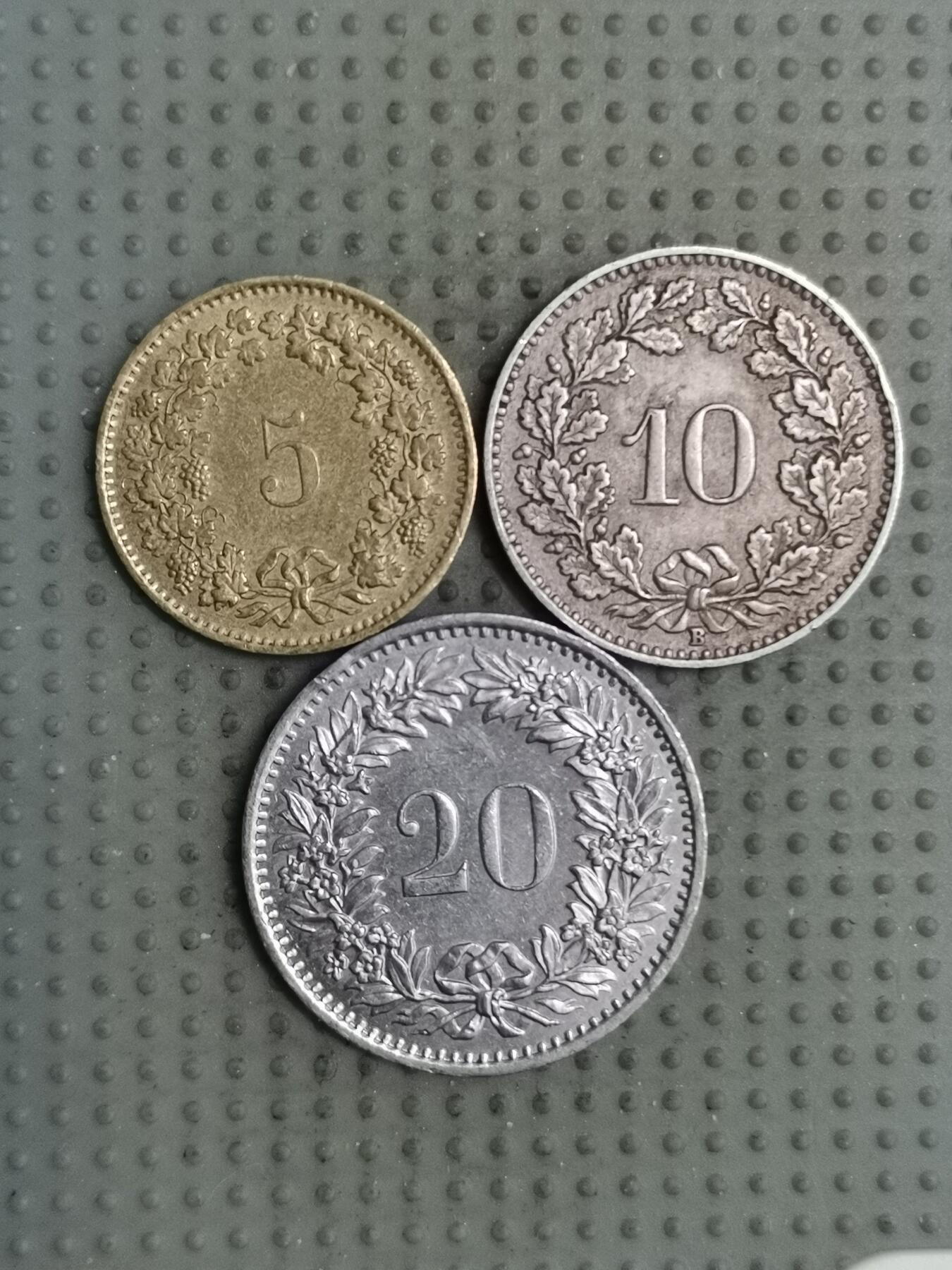 2025年第134场各国散币拍卖（总第134场） 瑞士3枚