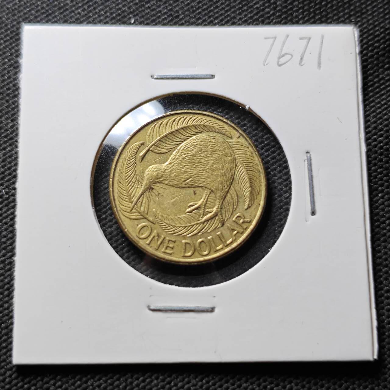 KK钱币收藏小铺 第376期  2月预留时间 周末发货  新西兰1元