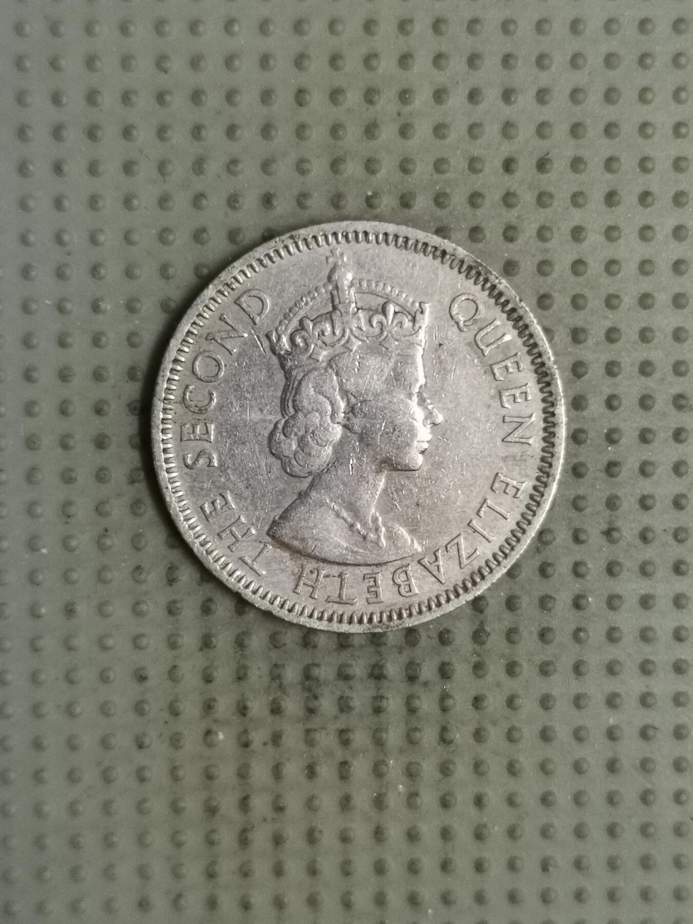 2025年第135场各国散币拍卖（总第135场） 东加勒比1962年25分