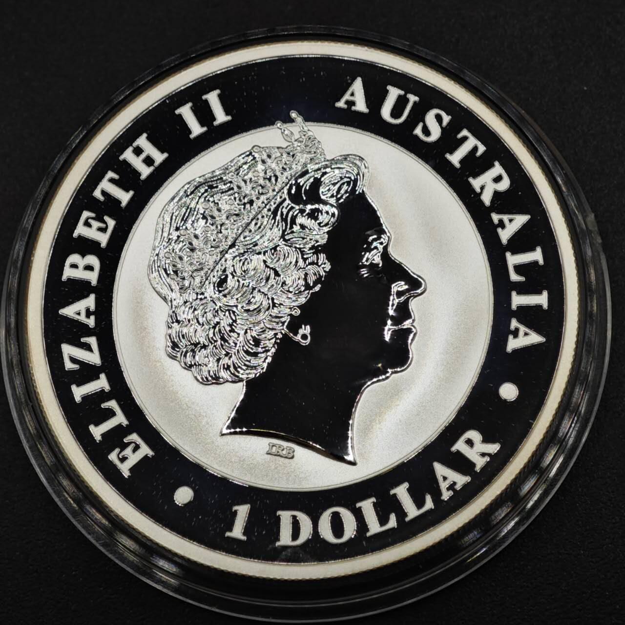 【淘币小摊】实时拍第八百二十二拍   银币套币场   满百包邮可预留二周 每周一统一发货   澳大利亚2012年翠鸟1盎司精制银币银价412